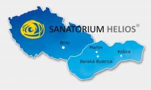Mapa spolupracujících center